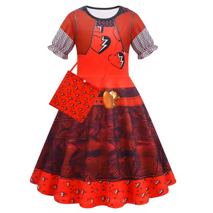 Halloween cosplay descendant 4 costume dresses for stage performances5